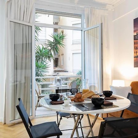 Ferienwohnung Promenade, 2Pieces Chic Et Clim Avec Terrasse Nizza Exterior foto