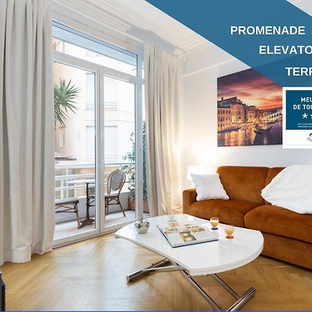 Ferienwohnung Promenade, 2Pieces Chic Et Clim Avec Terrasse Nizza Exterior foto