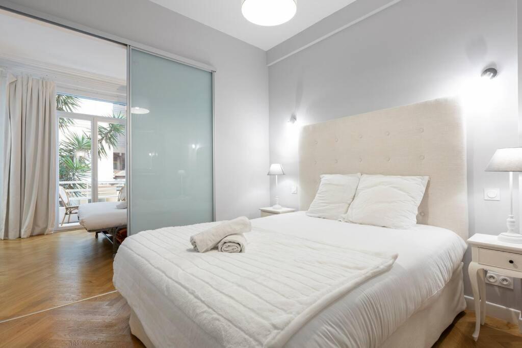 Ferienwohnung Promenade, 2Pieces Chic Et Clim Avec Terrasse Nizza Exterior foto